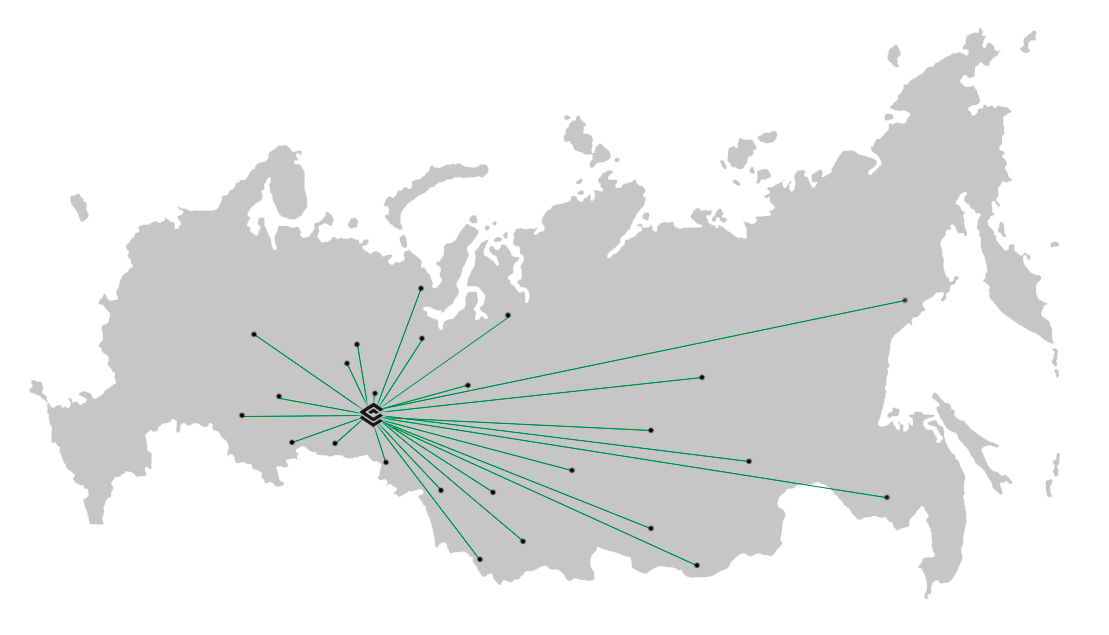 география поставок